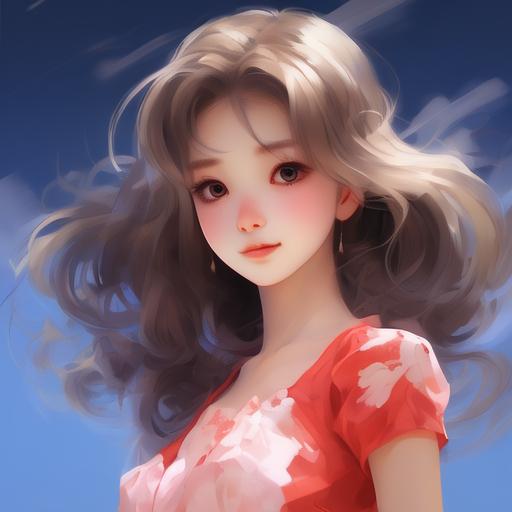 无限韩国动漫在线一些美女子头像