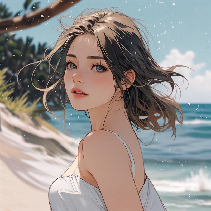 🌊海边美女头像大赏🌺